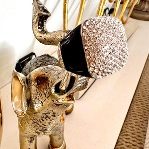 High Sparkle Pavé Statement Ring